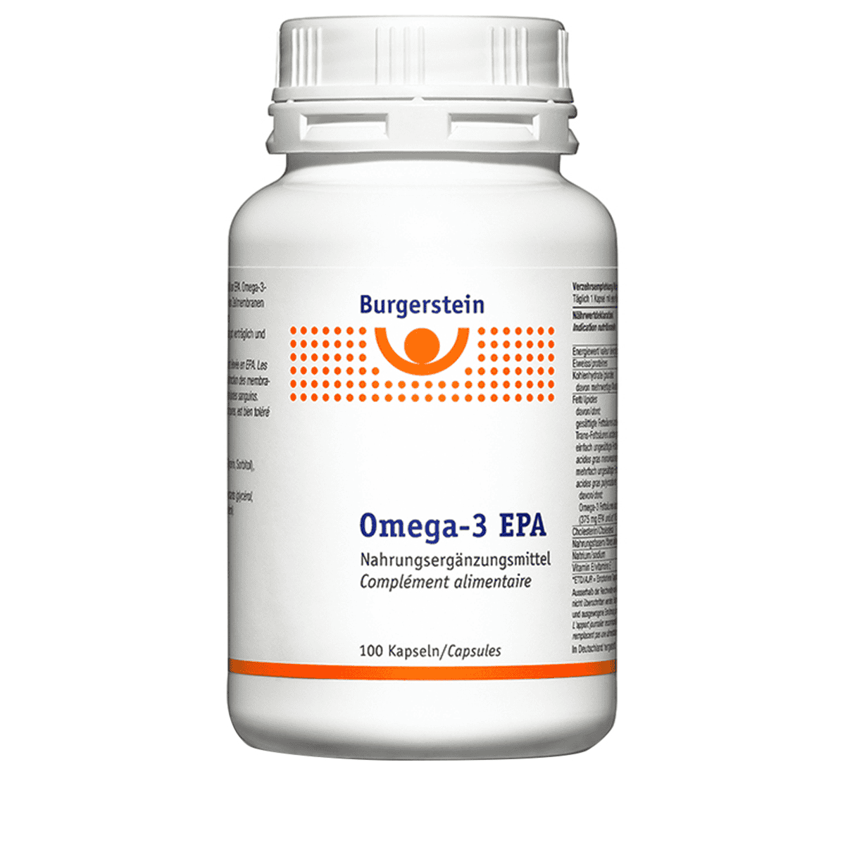 Burgerstein Omega3 EPA 100 Capsules •