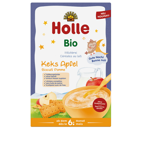 Pappa Latte Biscotto Mela Bio