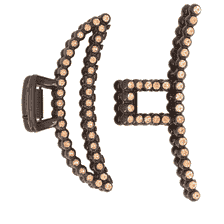 Fashion Hair Clip With Sparkling Stones