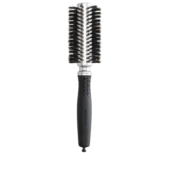 Essential Blowout Soft Boar Bristles Silver 25