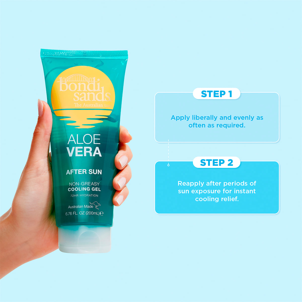 Bondi Sands • Aloe Vera Aftersun Gel Tube •