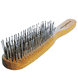 8310 Scalp brush large, fair wooden body