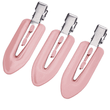 Clip de maquillage rose, 3 pcs.