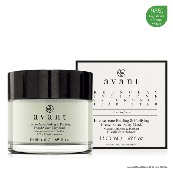 Intense Acne Battling & Purifying French Green Clay Mask