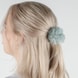 Scrunchies E Clip Per Capelli In Finta Pelliccia - rosa, azzurro e beige