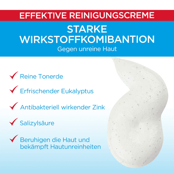 Hautklar 3-in-1 Reinigung + Peeling + Maske