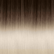 Keratin Bondings 40/45 cm - 4/1001, brown/platinum blond