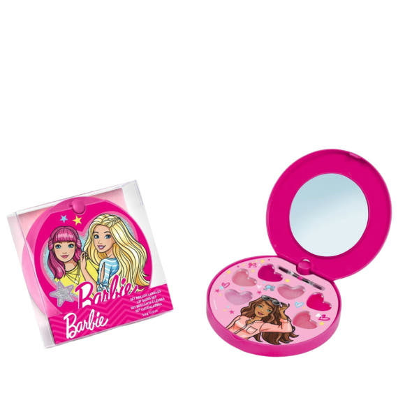 Lip Gloss Case mit Spiegel & Bürste