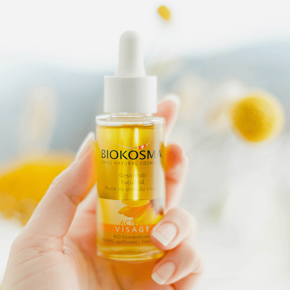 Olio per il viso con pipetta