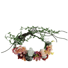 Opulent flower garland, tie-on