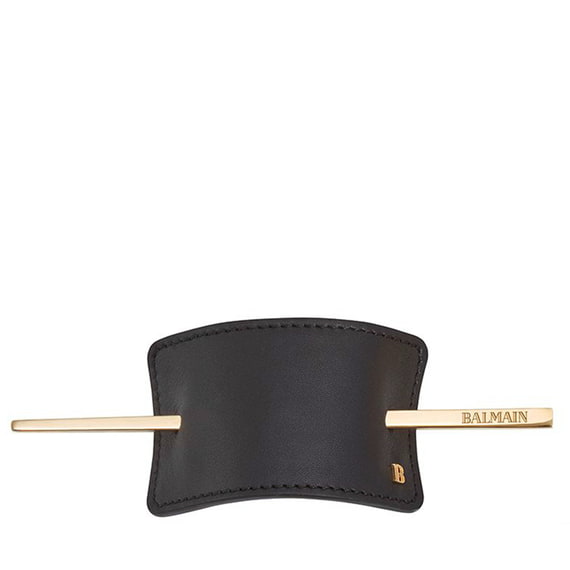 Hair Barrette Leather
