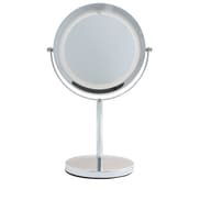 LED Make-up Mirror - silver, x1 and x5