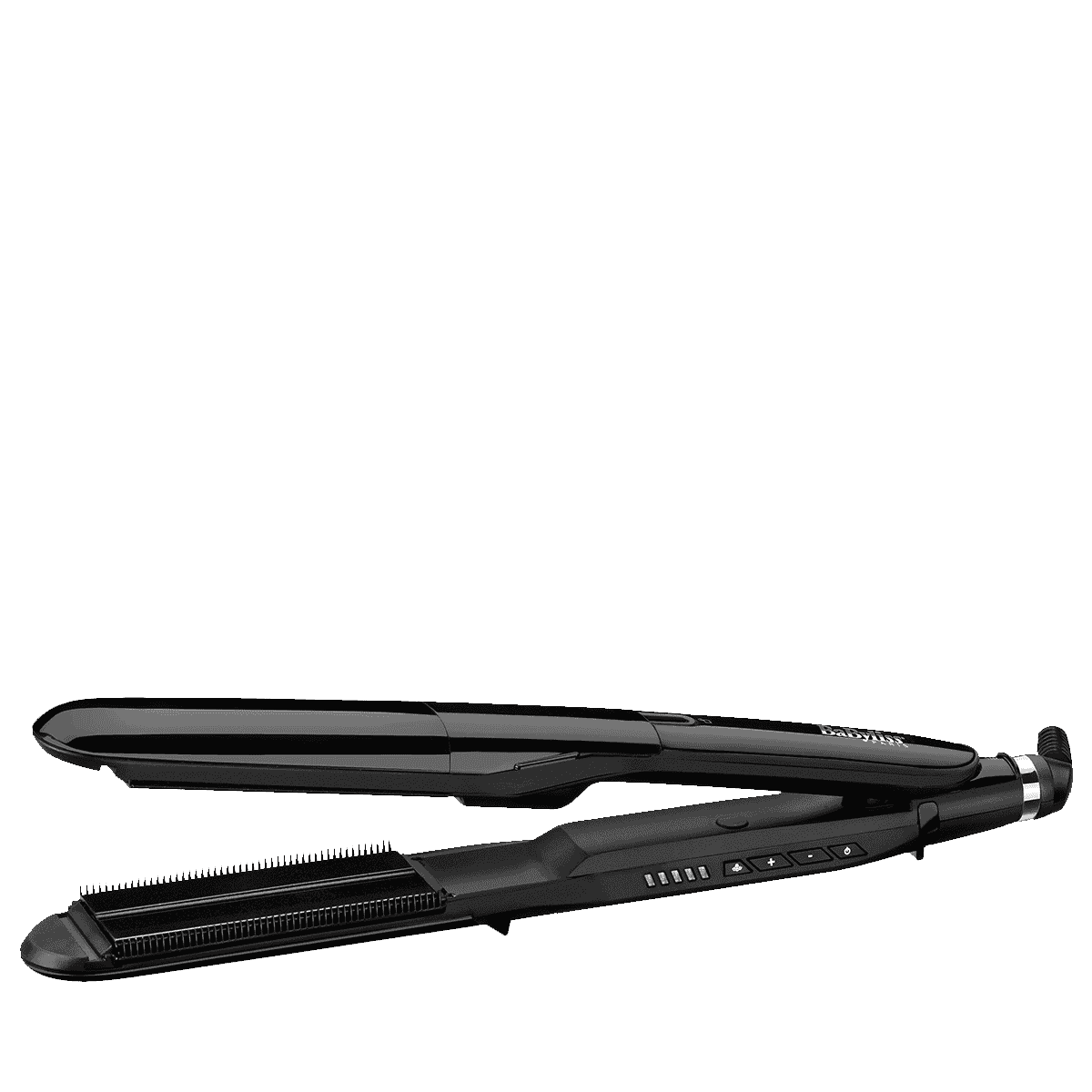 Straightener that uses steam clearance