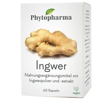 Ingwer Kapseln 365 mg – 60 Stk.