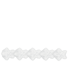 Bandeau cheveux pour bébé avec des fleurs et une perle