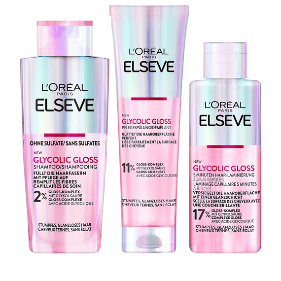 Glycolic Gloss Set For Shiny Hair