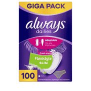 Panty Liner Flexistyle Slim Fresh Gigapack 100 pieces