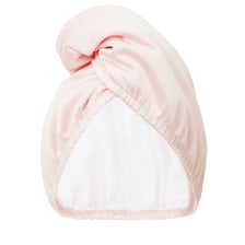 Double-Sided Satin Hair Towel Wrap - Satin Champagne