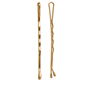 Pinces ondulées à cheveux, 60 mm, par 250, dorées