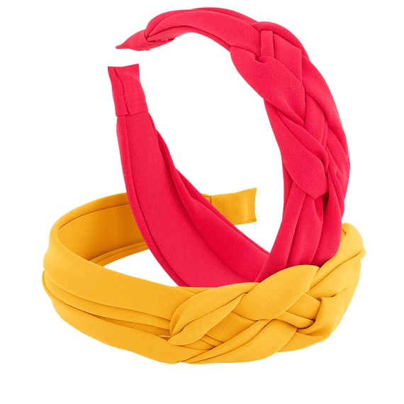 Cerchietto con inserto a treccia