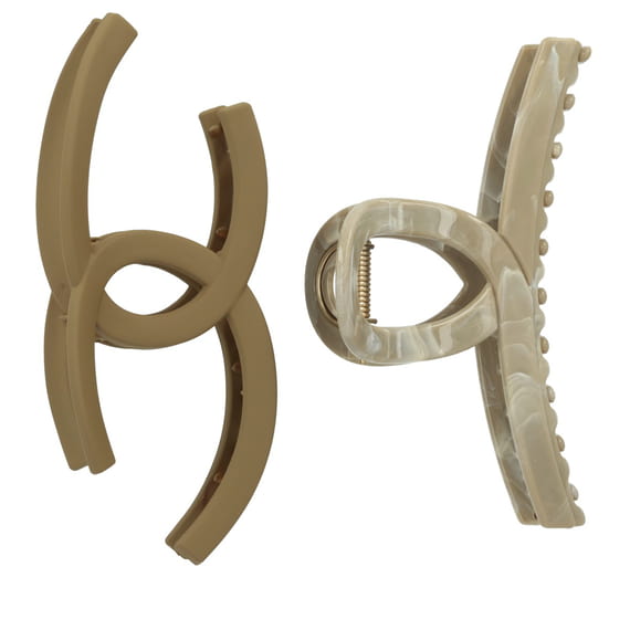 Fashion Hair Clip – Khaki