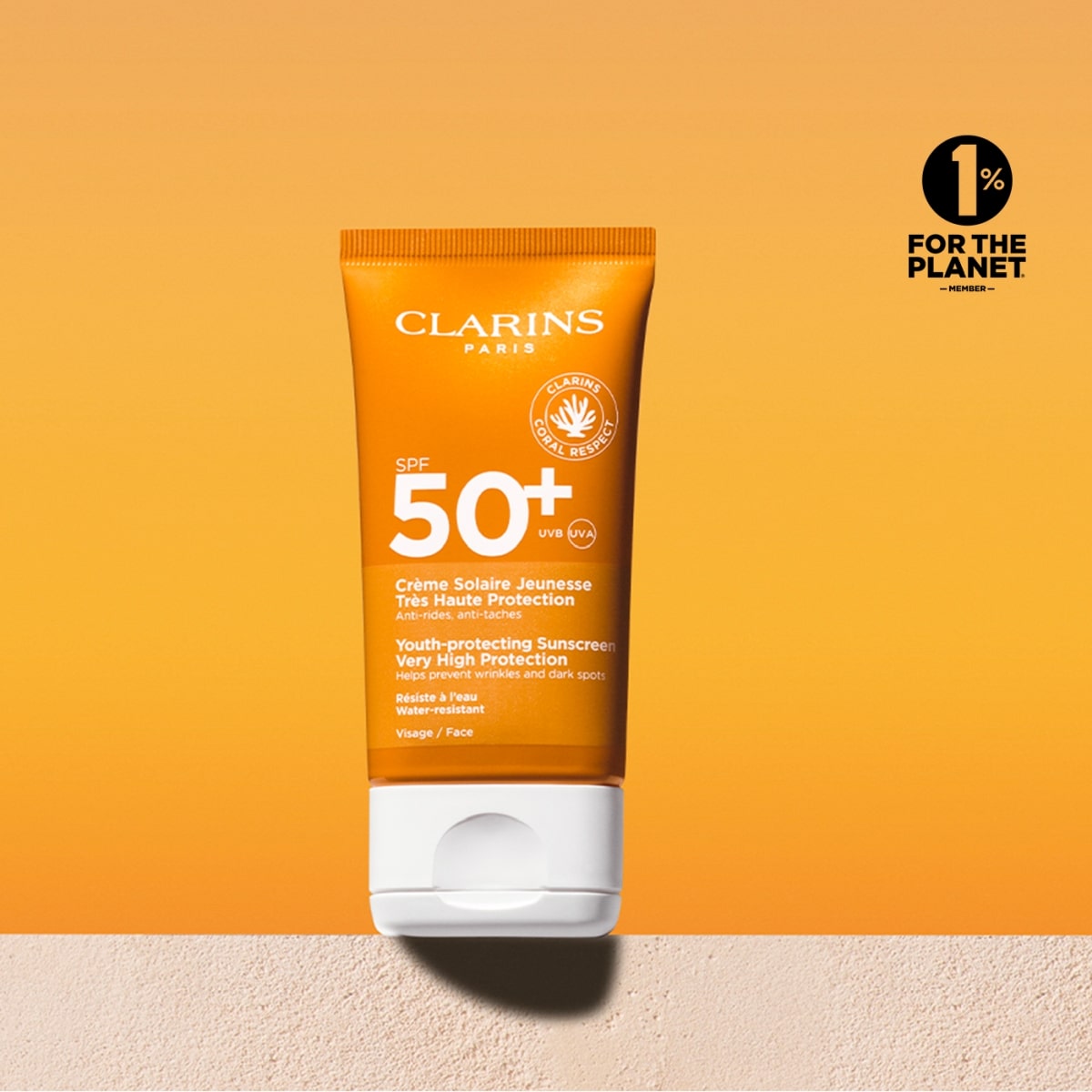 Clarins • Sonnenschutz-Creme für das Gesicht SPF 50+ • haar-shop.ch