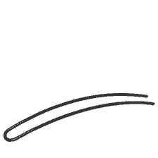 Hairpin Plain Black Matte