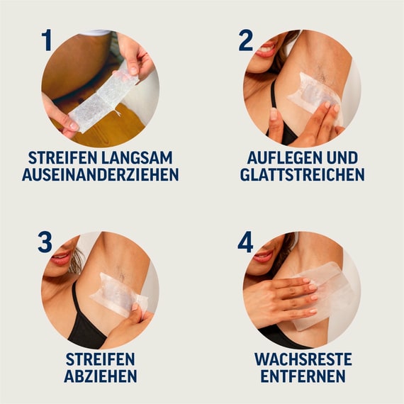 Kaltwachsstreifen Bikini & Achseln Sensitiv 16 Stk.