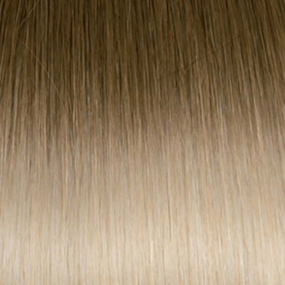 Keratin Hair Extensions 50/55 cm - 10/20, dark blond ash/ultra light blond