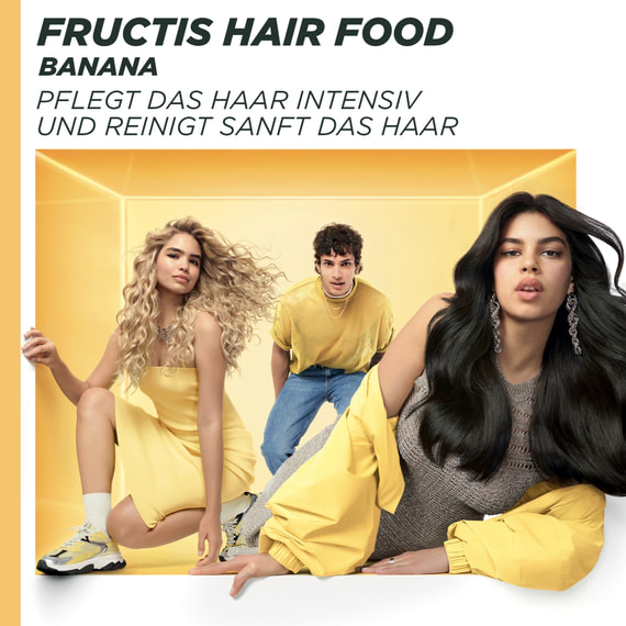 Pflegendes Banana Hair Food - 3 in 1 Maske
