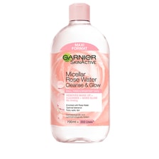 Acqua micellare detergente con acqua di rose