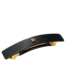 Cellulose Acetate Barrette pour Cheveux Medium Black
