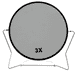 Specchio regolabile con staffa in metallo - nero, x1 e x3