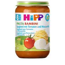 Bio Spaghetti mit Tomaten & Mozzarella