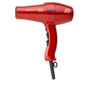 Hairdryer 1800 eco friendly, red