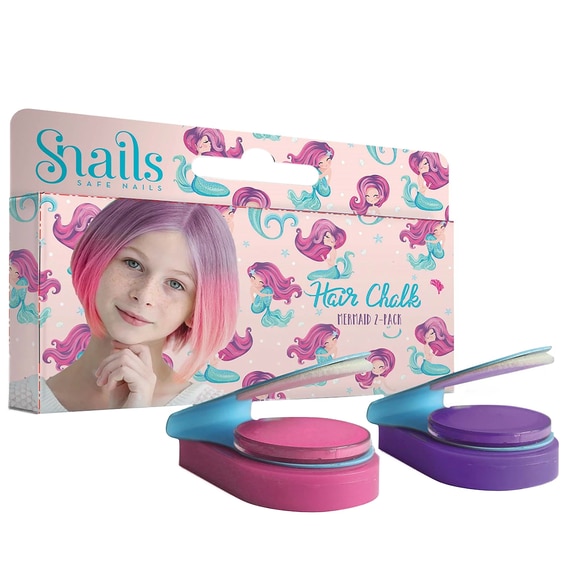 Set di gessetti per capelli sirena 2 pezzi