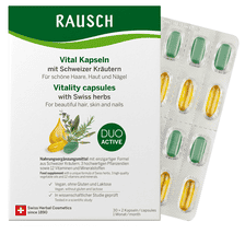 Capsules Vitalité aux Herbes Suisses - 1 Mois
