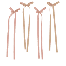 Fermaglio Per Capelli Con Rete - Rosa & Beige