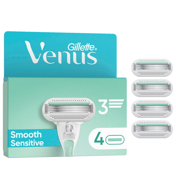 Smooth Sensitive System Blades Set of 4