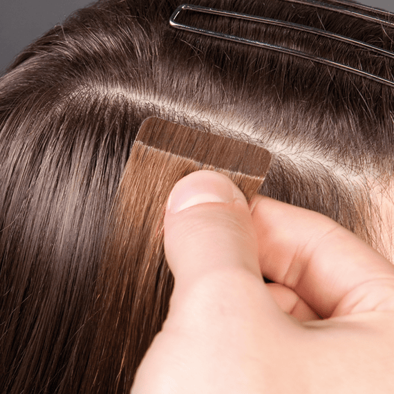 Seiseta Tape Extensions 50 55 cm Meches 6 27 light brown tobacco blond haar shop.ch