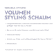 Volumen Styling Schaum