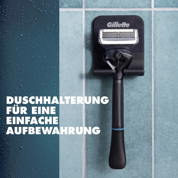 Rasierer mit 2 Klingen und Duschhalterung
