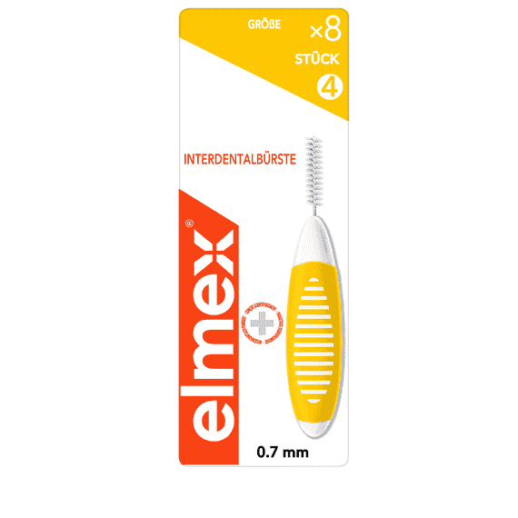 Interdentalbürsten - Grösse 4 / 0.7 mm (Gelb)