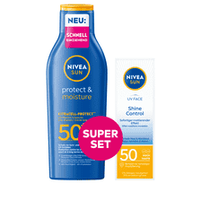 Mixpack P&M Lotion SPF50 & UV Face Shine Control