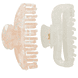 Pince À Cheveux 2 pcs – Rose, Offwhite