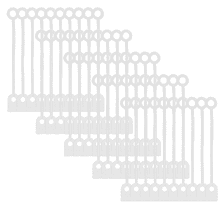 Round elastics standard length (50 pcs)