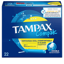 Compak Tampons Regular - 22 Stk.