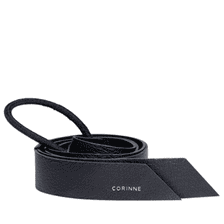 Leather Band Long Black