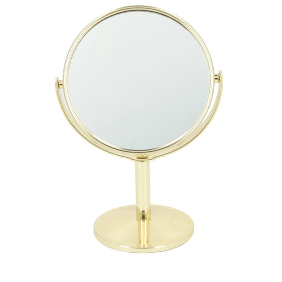 Mini Miroir Sur Pied – Doré, x1 & x2