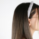 Cerchietto e Fermaglio per Capelli in Finta Pelliccia - grigio